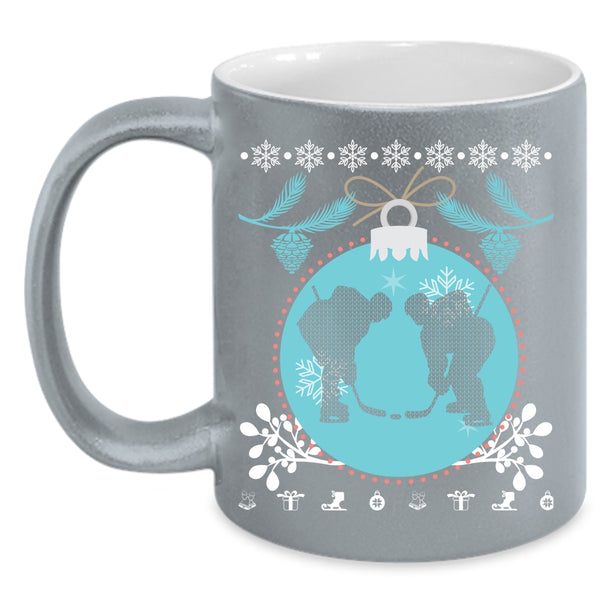 Cool Hockey Coffee Mug, Christmas Family Vacation Coffee Cup