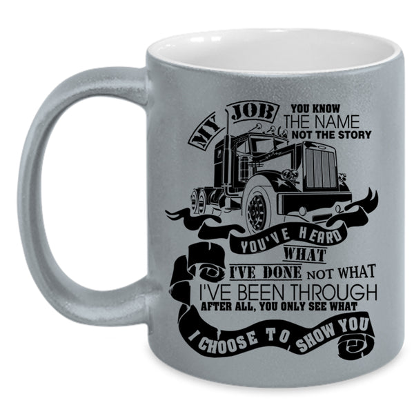Funny Gift For Trucker Coffee Mug, Best Trucker Ever Accent Mug