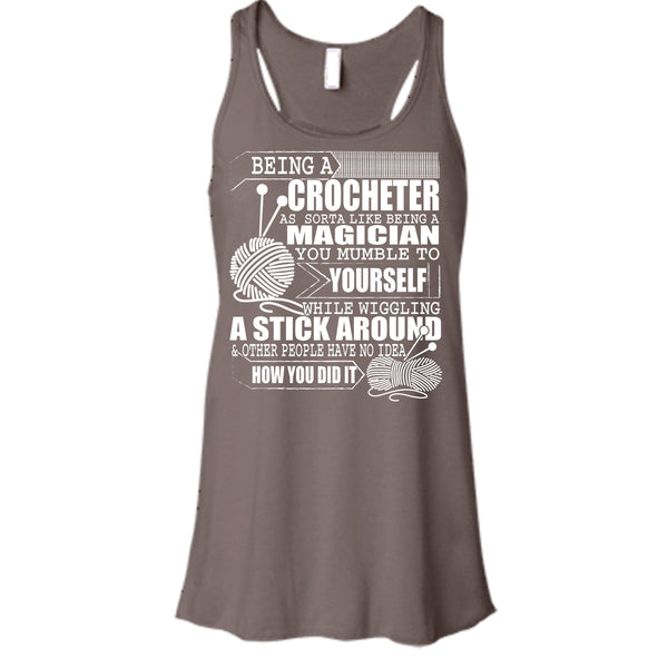 Being A Crocheter T Shirt, Like Being A Magician T Shirt, Cool T Shirt