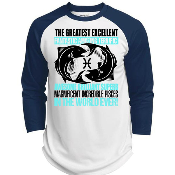 Magnificent Incredible Pisces T Shirt, I Love Pisces T Shirt, Awesome T-Shirts  (Polyester Game Baseball Jersey)