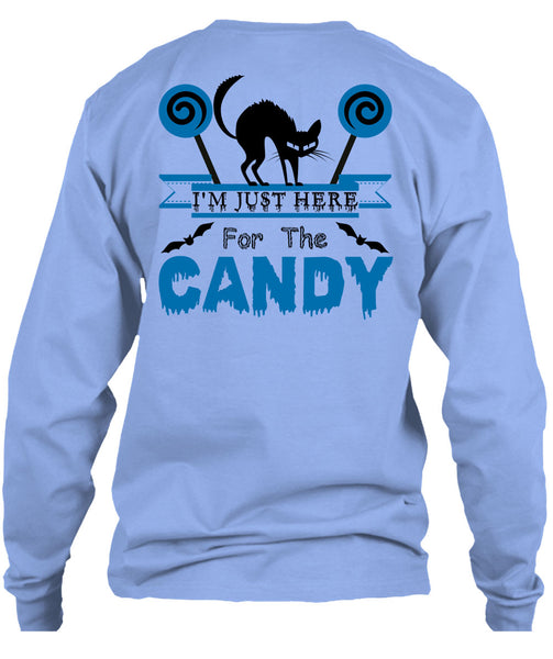I'm Just Here For The Candy T Shirt, Wait For Halloween T Shirt