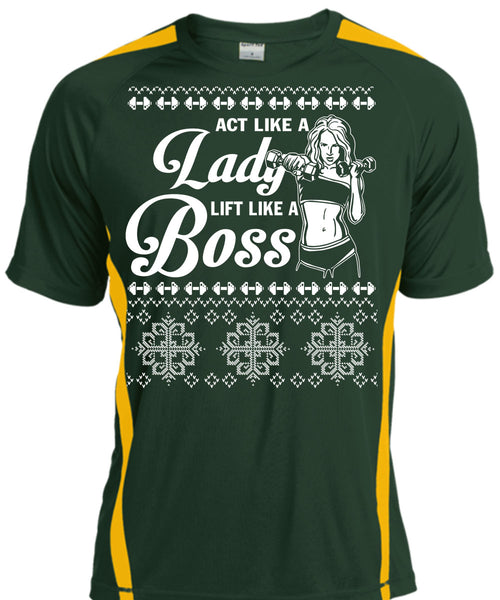 Active Like A Lady Lift Like A Boss T Shirt, This Girl Loves Christmas T Shirt, Cool Shirt