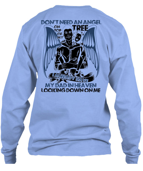 My Dad In Heaven T Shirt, I Love Papa T Shirt