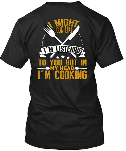 A black t-shirt with the shopify logo