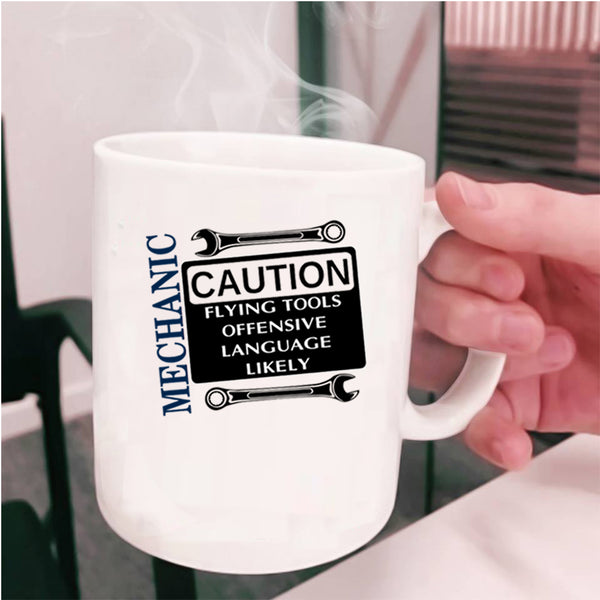 Flying Tools Coffee Mug, Mechanic Cup