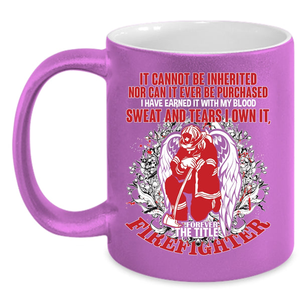 The Title Firefighter Coffee Mug, Cute Gift For Firefighter Coffee Cup