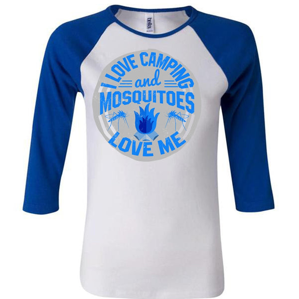 I Love Camping And Mosquitoes Love Me T Shirt, I Love Camping T Shirt, Awesome T-Shirts
