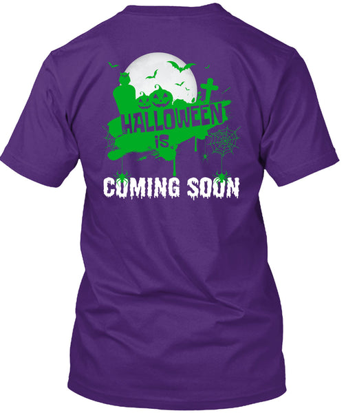 Halloween Is Coming Soon T Shirt, I Love You Pumpkin T Shirt