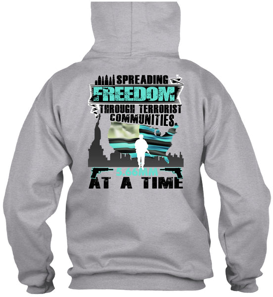 Spreading Freedom T Shirt, I Love Veteran T Shirt