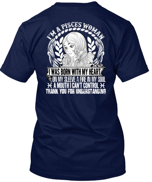 I'm A Pisces Woman T Shirt, Fire In My Soul T Shirt