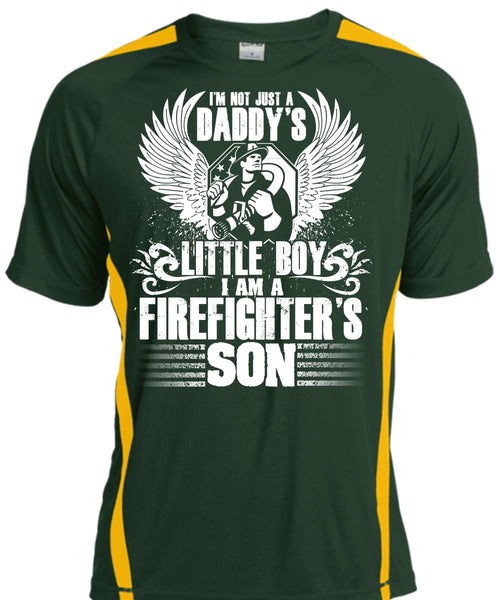 Daddy's Little Boy T Shirt, I Am A Firefighter's Son T Shirt, Cool Shirt