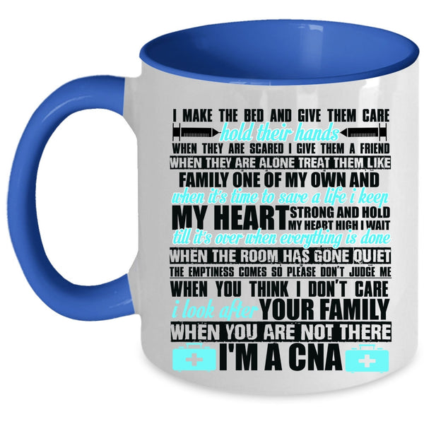 Funny Gift For Nurses Coffee Mug, I'm A CNA Accent Mug