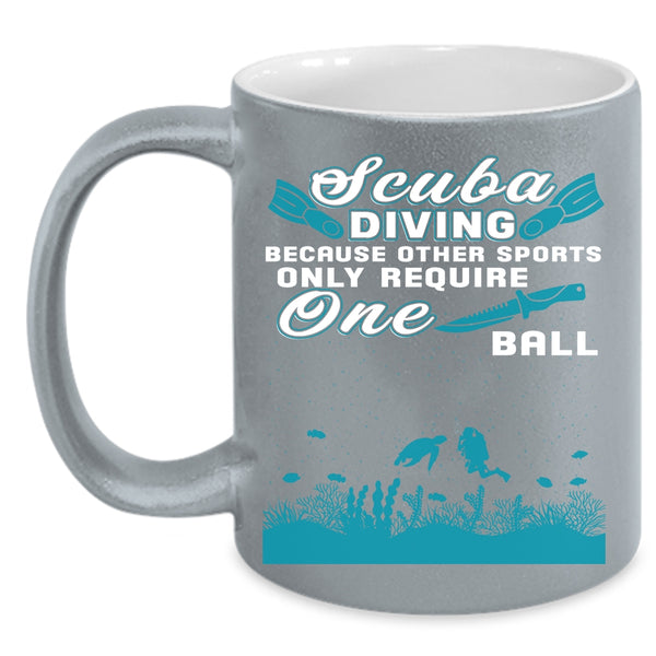 Scuba Diving Coffee Mug, Cute Gift For Scuba Diver Coffee Cup