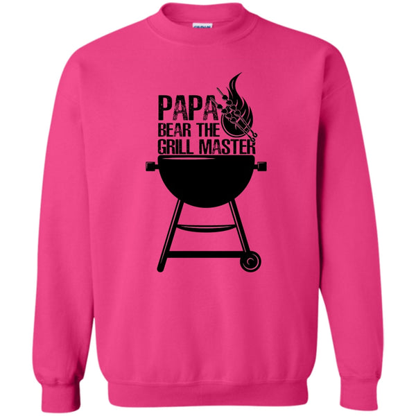 Gift For Papa T Shirt, Papa Bear The Grill Master Sweatshirt