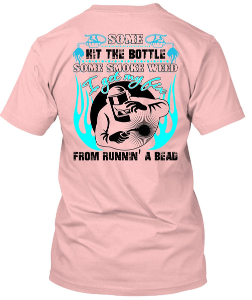 I Get My Fix T Shirt, I Love Welding T Shirt