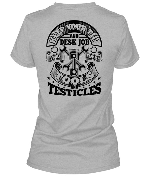 I Will Keep My Tools T Shirt, I Love Machinist T Shirt