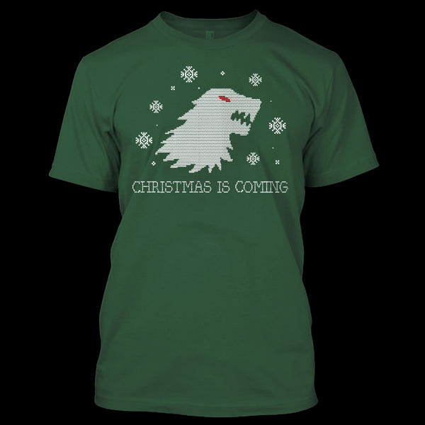 A black t-shirt with the shopify logo