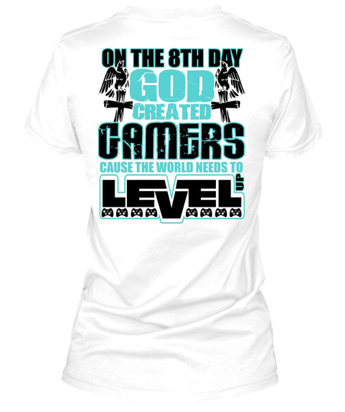 God Created Gamers T Shirt, I Love Gaming T Shirt
