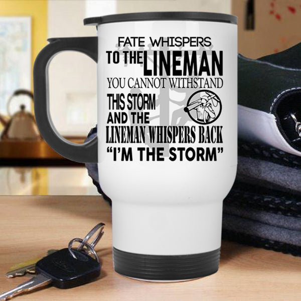 Best Gift For Lineman Travel Mug, Cool Linemen Mug