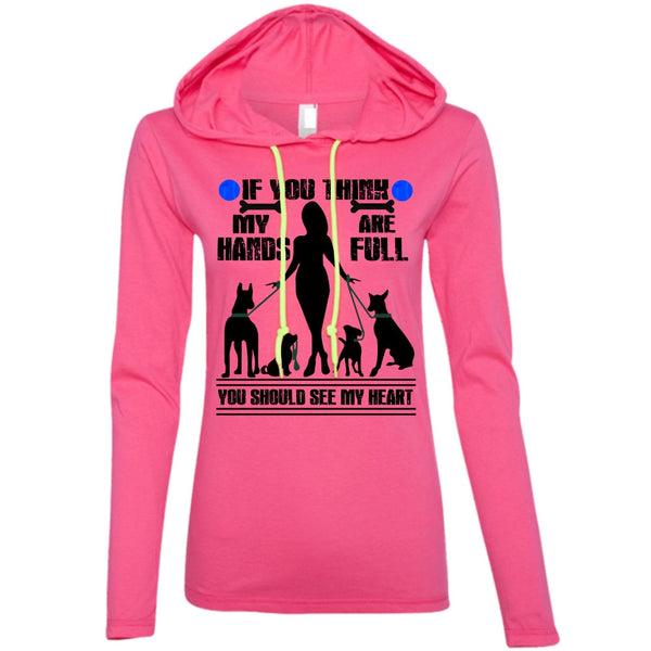 You Think My Hands Are Full T Shirt, I Love My Dog T Shirt, Awesome T-Shirts