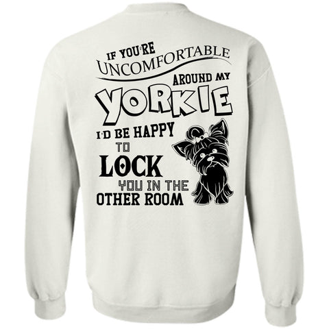 A black t-shirt with the shopify logo