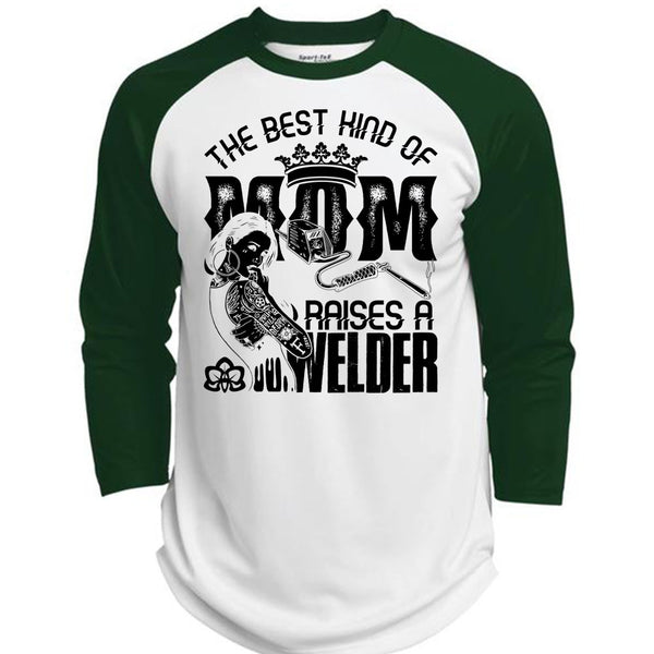 The Best Kind Of Mom T Shirt, I Love Welding T Shirt, Awesome T-Shirts  (Polyester Game Baseball Jersey)