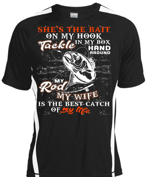 A black t-shirt with the shopify logo