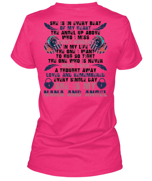 She Is My Nana And Angel T Shirt, I Love Nana T Shirt