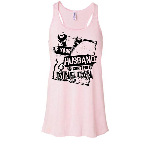 If Your Husband Can't Fix It T Shirt, Coolest Mechanic's Wife Tank Top