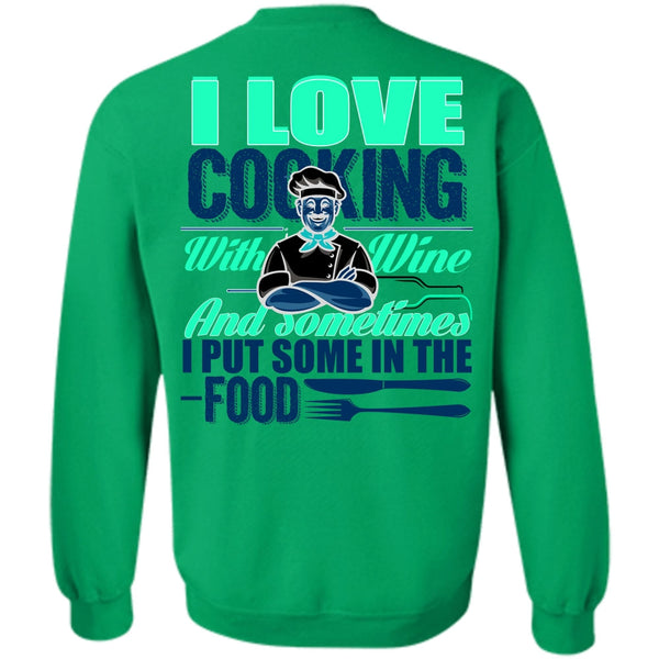 I Love Chef T Shirt, I Love Cooking Sweatshirt