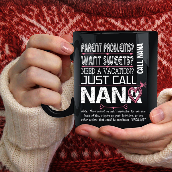 Happiness Is Being A Nana Coffee Mug, I Love Being A Nana Coffee Cup