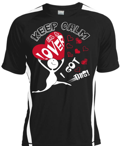 A black t-shirt with the shopify logo