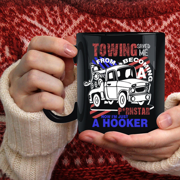 Cool Towing Coffee Mug, Become Tow Truck Driver Coffee Cup