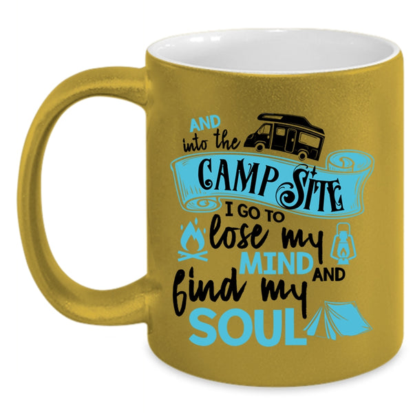 Lose My Mind And Find My Soul Coffee Mug, Into The Campsite Accent Mug