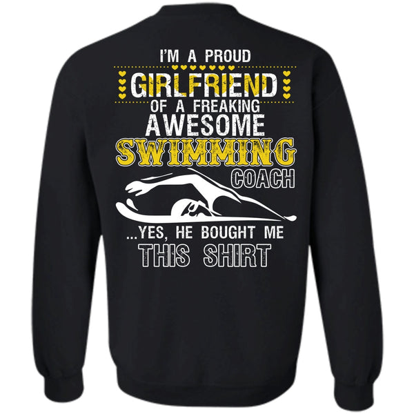 A black t-shirt with the shopify logo