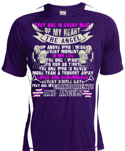 Grandparents And Angels T Shirt, Beat Of My Heart T Shirt, Cool Shirt