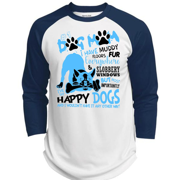 Dog Mom I Have Muddy Floor T Shirt, I Love My Dog T Shirt, Awesome T-Shirts  (Polyester Game Baseball Jersey)