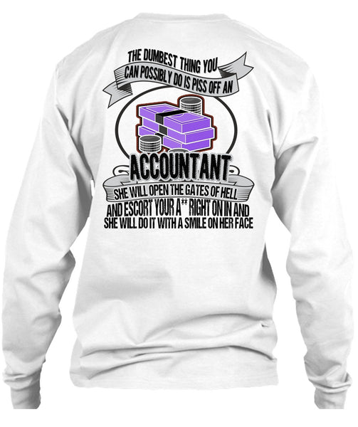 She Will Open The Gates Of Hell T Shirt, I Love Accountant T Shirt