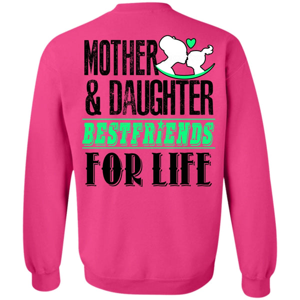 I Love Mom T Shirt, Mother And Daughter Best Friends Sweatshirt