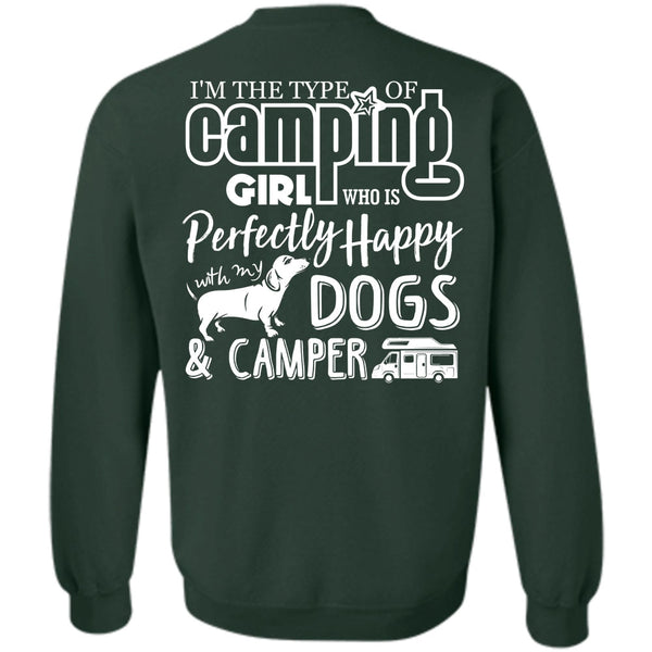 Dogs And Camper T Shirt, I Love Camping Sweatshirt