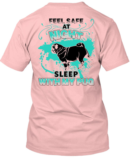 Sleep With My Pug T Shirt, I Love Pug T Shirt