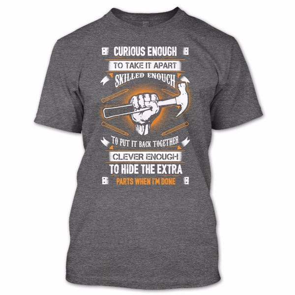 A black t-shirt with the shopify logo