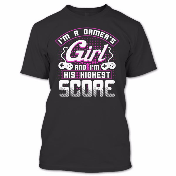 A black t-shirt with the shopify logo