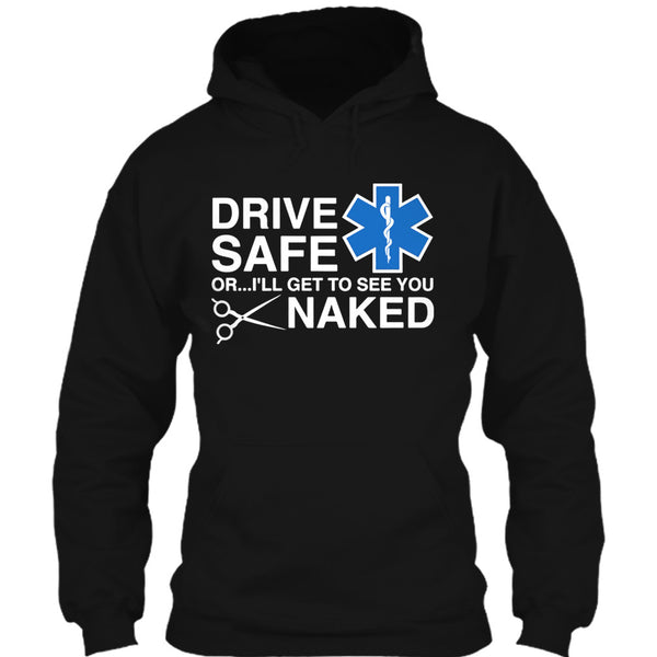 A black t-shirt with the shopify logo