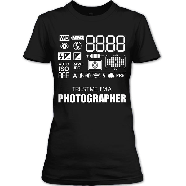 A black t-shirt with the shopify logo