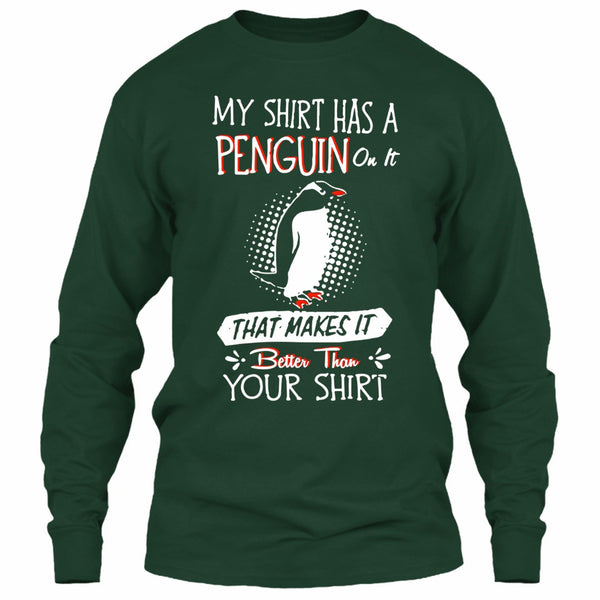 A black t-shirt with the shopify logo