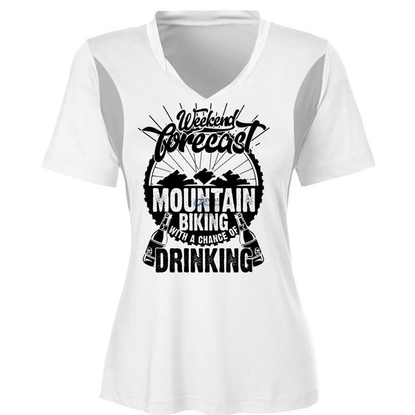 Weekend Forecast Mountain Biking T Shirt, I Love Hiking T Shirt, Awesome T-Shirts