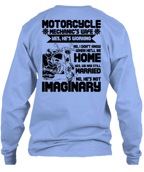 Motorcycle Mechanic's Wife T Shirt, I Love Mechanic T Shirt