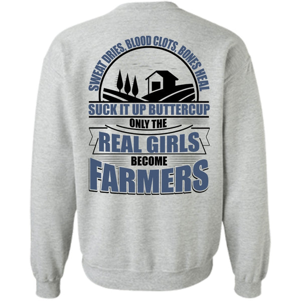 I Love Farming T Shirt, Real Girls Become Farmers Sweatshirt
