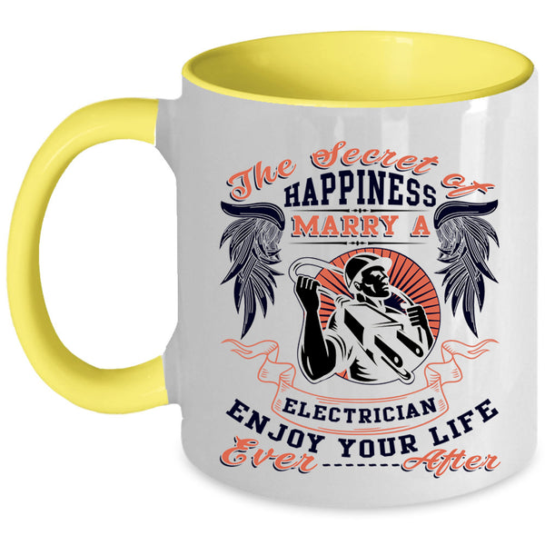 I Love Electrician Coffee Mug, Marry A Electrician Accent Mug